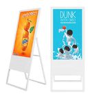قابل حمل موبایل 49 اینچ کفپوش پوستر LCD تبلیغات دیجیتال علائم دیجیتال