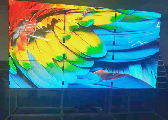 49 اینچ دیوار ویدئویی LCD بدون درز 1.8 میلی متر NTSC برای نمایشگاه