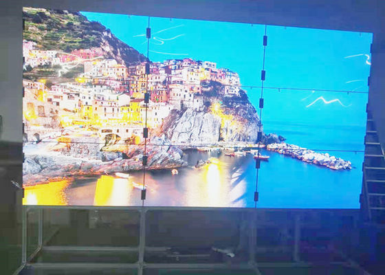نمایشگر LCD باریک حاشیه ای 65 اینچ 1.8 میلی متری PAL Splicing دیوار ویدیویی LCD