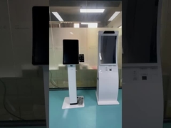 طراحی صفحه نمایش لمسی کیوسک سلف سرویس 23.6 اینچی خمیده کوچک سفارش رستوران فست فود