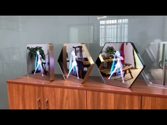 کیوسک نمایشگر هولوگرافی آینه سه بعدی برای نور LED تبلیغاتی