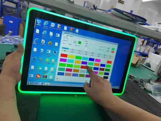 PCAP صفحه لمسی اندازه مانیتور LCD از 10.1inch به 98inch با ساخت در چراغ های LED رنگارنگ برای ماشین بازی
