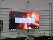 صفحه نمایش تبلیغاتی مانیتور ویدیو وال داخلی با قاب باریک 2K 4K HD 2x3 3x3 پانل صفحه های اتصال چندگانه صفحه نمایش ال سی دی ویدیو وال