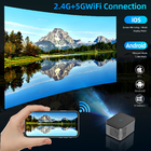 Full HD 1080P 4K پروژکتور سینمای خانگی هوشمند اندروید WIFI 3D Video