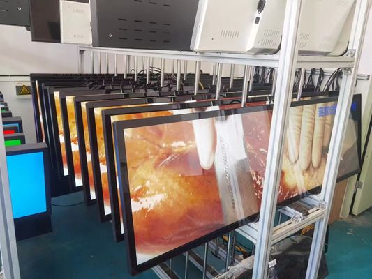 19.5 24 34 43 65 75 اینچ دیوار نصب کشش نوار LCD نمایش TFT ماژول LCD 4K
