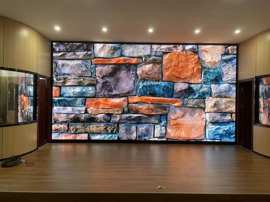 COB مینی ال ای دی اچ دی صفحه نمایش مستقیم تلویزیون LED داخلی برای جلسات هوشمند دفتر 135 "اسکرین بزرگ