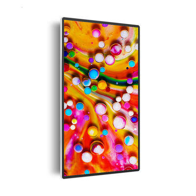 ۶۵ اینچ ۴K Ultra HD دیوار نصب شده سیگنال دیجیتال با 4mm/10mm لبه های جفت و پنل لمسی مادون قرمز