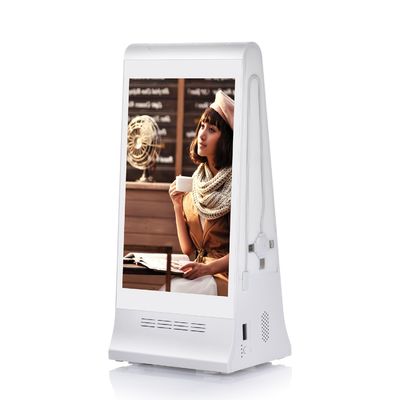 صفحه 8 اینچی میز دیجیتال سفارش تماس صفحه نمایش LCD صفحه نمایش تبلیغاتی پخش کننده با منوی بانک برق