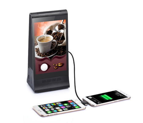 صفحه 8 اینچی میز دیجیتال سفارش تماس صفحه نمایش LCD صفحه نمایش تبلیغاتی پخش کننده با منوی بانک برق