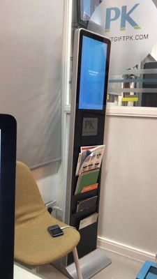کیوسک دیجیتال ایستاده نمایشگر 21.5 تا 65 اینچ با رزولوشن 1920x1080