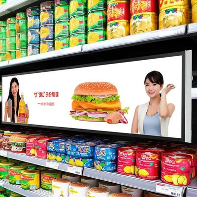 صفحه نمایش LCD 86 اینچی با وضوح 1920 * 1080 و روشنایی 400CD / M * 2 برای تبلیغات قفسه