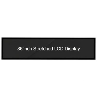 نمایشگر LCD کشیده 86 اینچی با رزولوشن 1920*1080 و روشنایی 400CD/M*2 برای تابلوهای دیجیتال و صفحه نمایش LCD میله ای