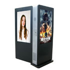 DOUBLE SIDES صفحه نمایش لمسی LCD تبلیغاتی سفارشی نمایش 55 اینچ علامت های دیجیتال بزرگ در فضای باز برای تبلیغات ایستگاه اتوبوس