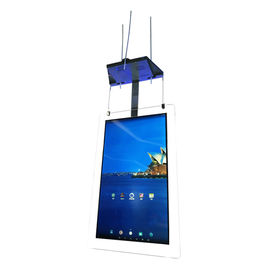 کاغذ OLED نازک حلق آویز دیوار نصب شده علامت دیجیتال شیشه خو 55 "AC100V-240V