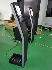 12.1inch کف ایستاده ظرفیتی صفحه نمایش لمسی کیوسک با چاپگر THERMAL ساخته شده در اندروید و یا PC OS برای کیوسک پرداخت