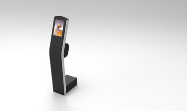 12.1inch کف ایستاده ظرفیتی صفحه نمایش لمسی کیوسک با چاپگر THERMAL ساخته شده در اندروید و یا PC OS برای کیوسک پرداخت