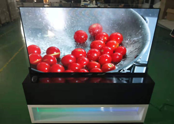 1920x1080 شفاف صفحه نمایش Oled صفحه نمایش علامت های دیجیتال 400 سی دی در متر مربع