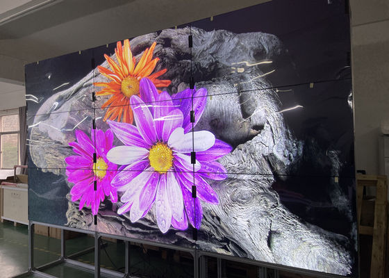 داخلی 450CD 2X3 LCD Splicing Video Wall 46 Inch WLED Backight
