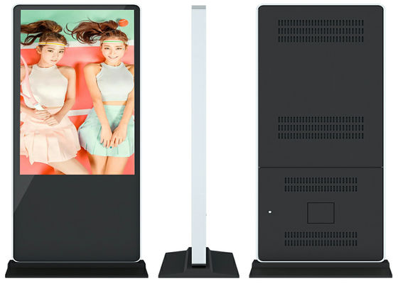 کیوسک دیجیتال ساینیج شیشه مقاوم اندروید 5.1 32 اینچی کف ایستاده