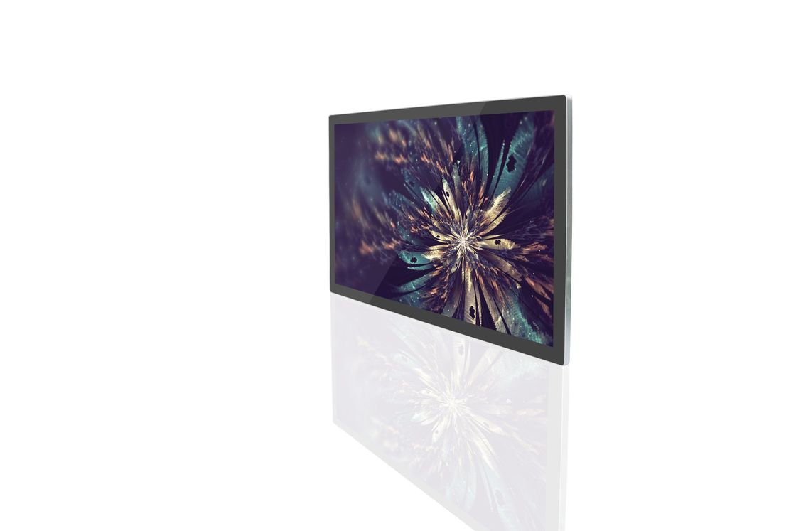 ۶۵ اینچ ۴K Ultra HD دیوار نصب شده سیگنال دیجیتال با 4mm/10mm لبه های جفت و پنل لمسی مادون قرمز
