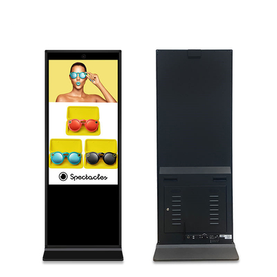 صفحه نمایش لمسی مادون قرمز عمودی 43 اینچی wifi usb اندروید lcd کیوسک های تبلیغاتی داخلی تابلوهای دیجیتال برای مرکز خرید