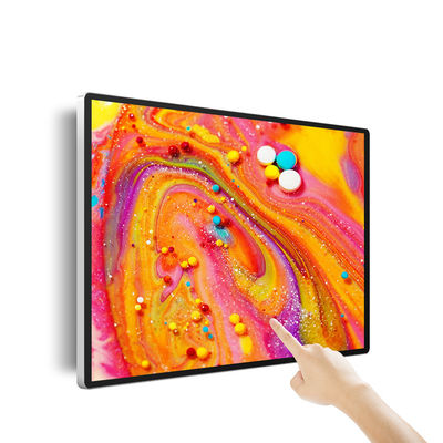 صفحه نمایش لمسی Media Player 3.6GHz CPU 300cd/m2 دیواری 32 اینچی RK3368