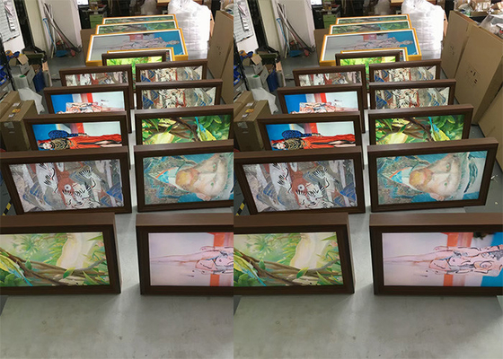 نمایشگر قاب تصویر 32 اینچی Nft Digital Signage با صفحه نمایش تبلیغاتی Wifi